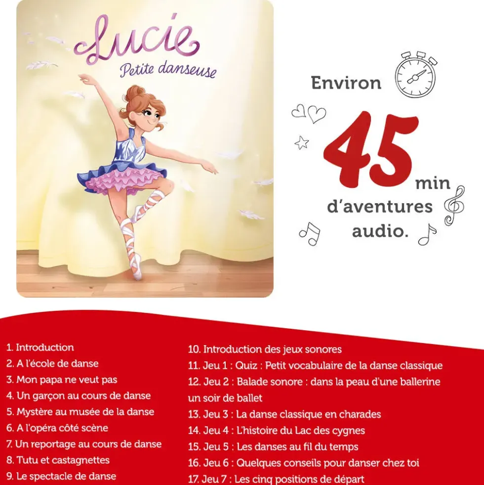TONIES® -LUCIE LA PETITE DANSEUSE -BALLERINE