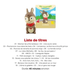 TONIES® - MES COMPTINES PREFEREES DE LA MATERNELLE