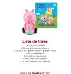 TONIES- PEPPA PIG - LA NOUVELLE PETITE SOEUR