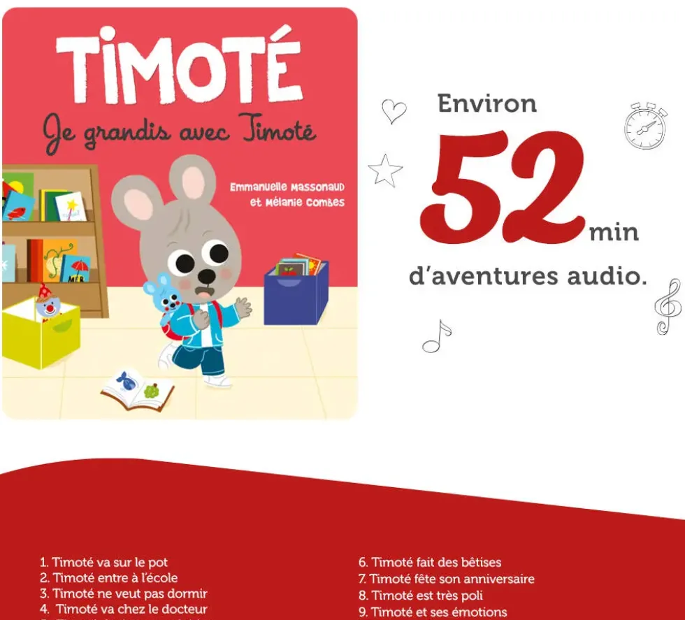 TONIES® - TIMOTE - JE GRANDIS AVEC TIMOTE