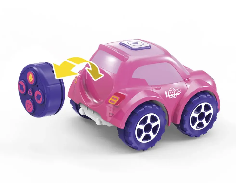 TOOKO - VOITURE TELECOMMANDEE ROSE FONCTION SUIS MOI