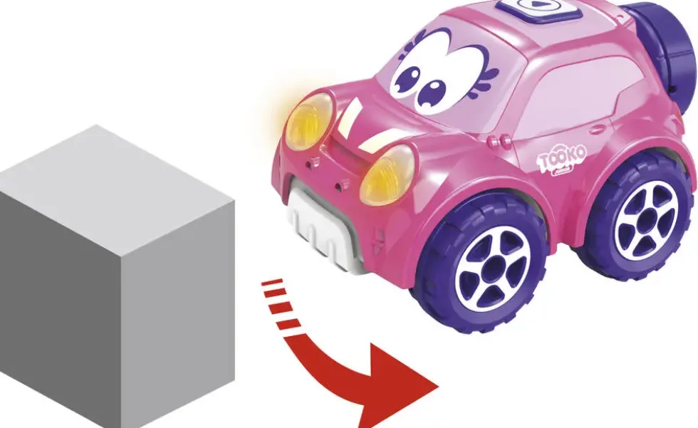 TOOKO - VOITURE TELECOMMANDEE ROSE FONCTION SUIS MOI