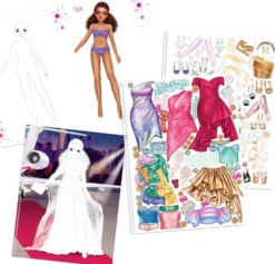 TOPMODEL ALBUM A COLORIER CREATE YOUR GLAMOUR SPECIAL