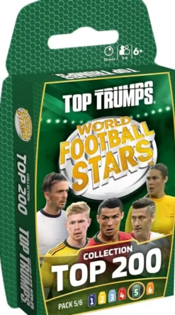 TOP TRUMPS WORLD FOOTBALL STARS TOP 200 PACK N°5