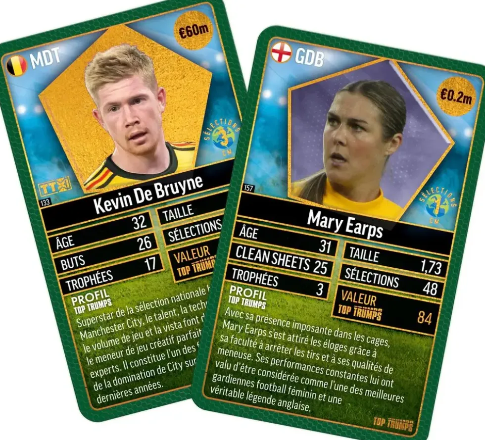 TOP TRUMPS WORLD FOOTBALL STARS TOP 200 PACK N°5