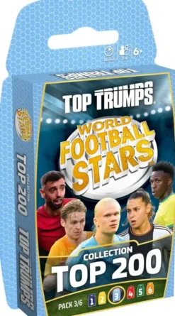 TOP TRUMPS WORLD FOOTBALL STARS TOP 200 PACK N°3