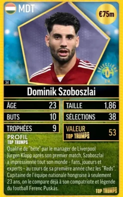 TOP TRUMPS WORLD FOOTBALL STARS TOP 200 PACK N°2
