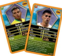 TOP TRUMPS WORLD FOOTBALL STARS TOP 200 PACK N°6
