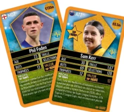 TOP TRUMPS WORLD FOOTBALL STARS TOP 200 PACK N°6
