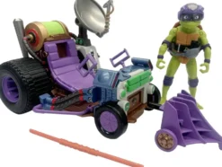 TORTUES NINJA - BUGGY VEHICULE DELUXE AVEC FIGURINE 12 CM -