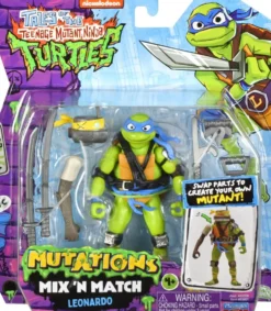 TORTUES NINJA - FIGURINE ARTICULEE 12 CM MIX ET MATCH - LEONARDO