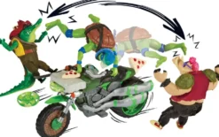 TORTUES NINJALEONARDO - VEHICULE DELUXE AVEC FIGURINE 12 CM