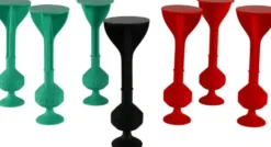 TOSSIT ROUGE-CYAN