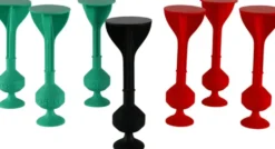 TOSSIT ROUGE-CYAN