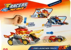 T-RACERS MIX ‘N RACE - CAMION LANCEUR DE FEU
