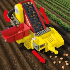 TRACTEUR AVEC RECOLTEUR DE POMMES DE TERRE 72161