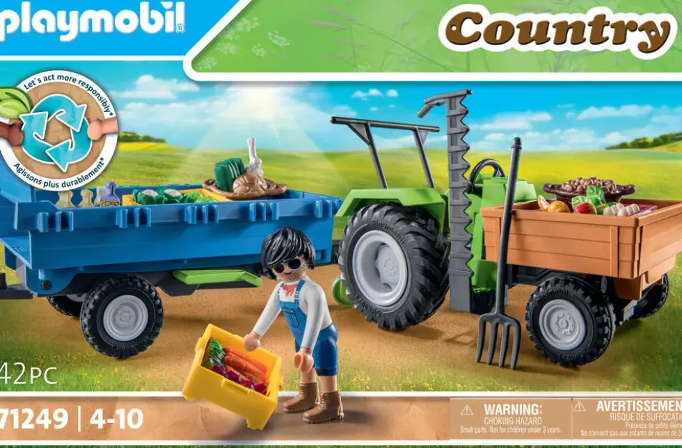 TRACTEUR AVEC REMORQUE - 71249