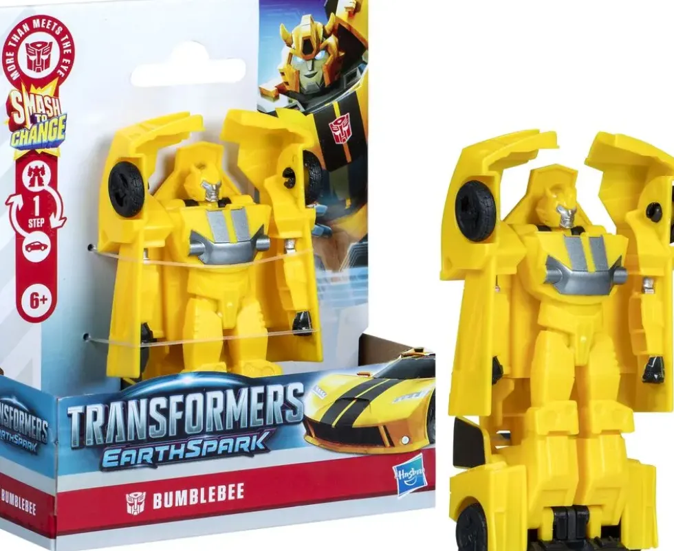 TRANSFORMERS - EARTHSPARK SMASH CHANGERS- FIGURINE BUMBLEBEE
