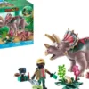 TRICERATOPS AVEC BEBE ET EXPLORATEUR - 71821