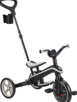 TRICYCLE EXPLORER 4-EN-1 EVOLUTIF ET PLIABLE - TAUPE