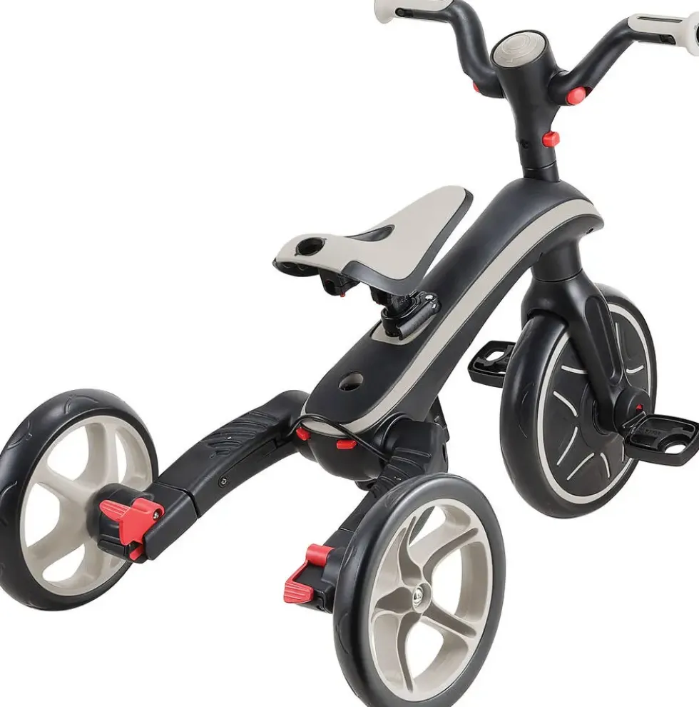 TRICYCLE EXPLORER 4-EN-1 EVOLUTIF ET PLIABLE - TAUPE
