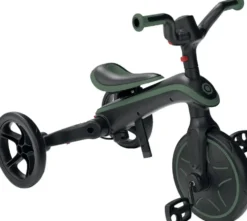 TRICYCLE EXPLORER 4-EN-1 PLIABLE ET EVOLUTIF VERT OLIVE