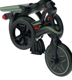 TRICYCLE EXPLORER 4-EN-1 PLIABLE ET EVOLUTIF VERT OLIVE