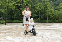 TRICYCLE EXPLORER 4-EN-1 PLIABLE ET EVOLUTIF VERT OLIVE