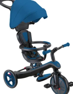 TRICYCLE EXPLORER 4 EN 1 V2 -BLEU ROI