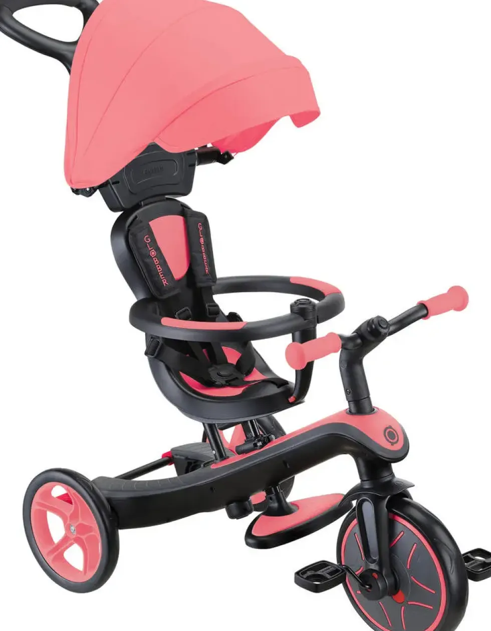 TRICYCLE EXPLORER 4 EN 1 V2 -ROSE CORAIL