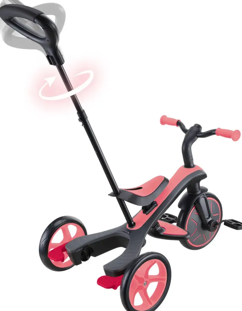 TRICYCLE EXPLORER 4 EN 1 V2 -ROSE CORAIL