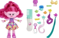 TROLLS3 - FIGURINE POPPY CHEVEUX PAILLETTES -HAIR POPS