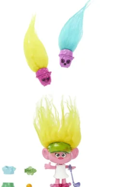 TROLLS 3-FIGURINE VIVA - HAIR POPS