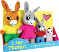 TROTRO - COFFRET FAMILLE 4 PELUCHES 24 CM