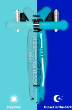 TROTTINETTE MINI MICRO DELUXE GLOW AQUA LED