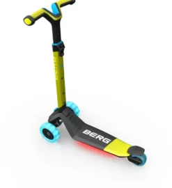 TROTTINETTE - NEXO PLIABLE VERT CITRON ROUES LED ET PLATEAU LUMINEUX