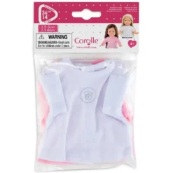 2 T-SHIRTS POUR POUPEE - COROLLE MA COROLLE