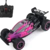 TURBO CHALLENGE - BUGGY GLAM - OFF ROAD - VOITURE TELECOMMANDEE - ROSE - 1:28