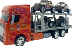 TURBO CHALLENGE - CAMION DAKAR AVEC 4 VOITURES