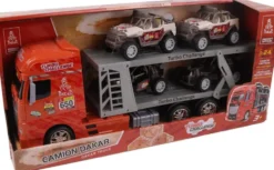 TURBO CHALLENGE - CAMION DAKAR AVEC 4 VOITURES