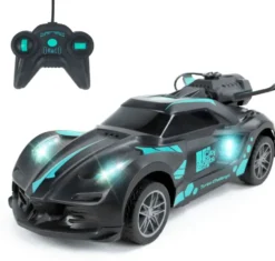 TURBO CHALLENGE - CITY LIGHT - VAPORIZE - 1:20 - VOITURE TELECOMMANDEE - NOIR - OPTION FUMEE