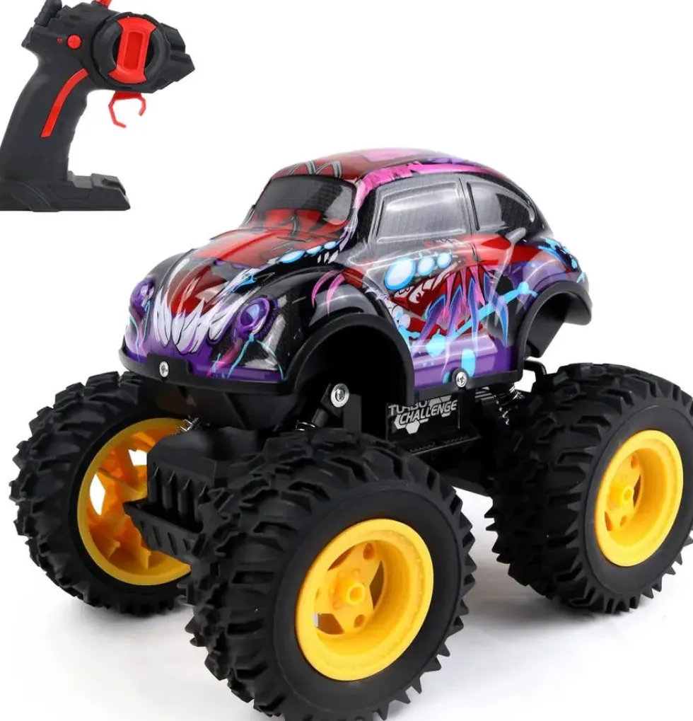 TURBO CHALLENGE - SPIDER BUGGY - EXTREME MONSTER - VOITURE TELECOMMANDEE - VIOLET - 1:18