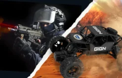 TURBO CHALLENGE - 1:18 VOITURE RADIOCOMMANDEE INTERVENTION GIGN