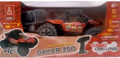 TURBO CHALLENGE - 1:18 VOITURE RADIOCOMMANDEE DESERT RALLY DAKAR 350 EXTRA POWER