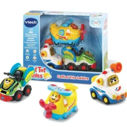 TUT TUT BOLIDES - COFFRET TRIO LOISIRS - AVION + POLICE + QUAD