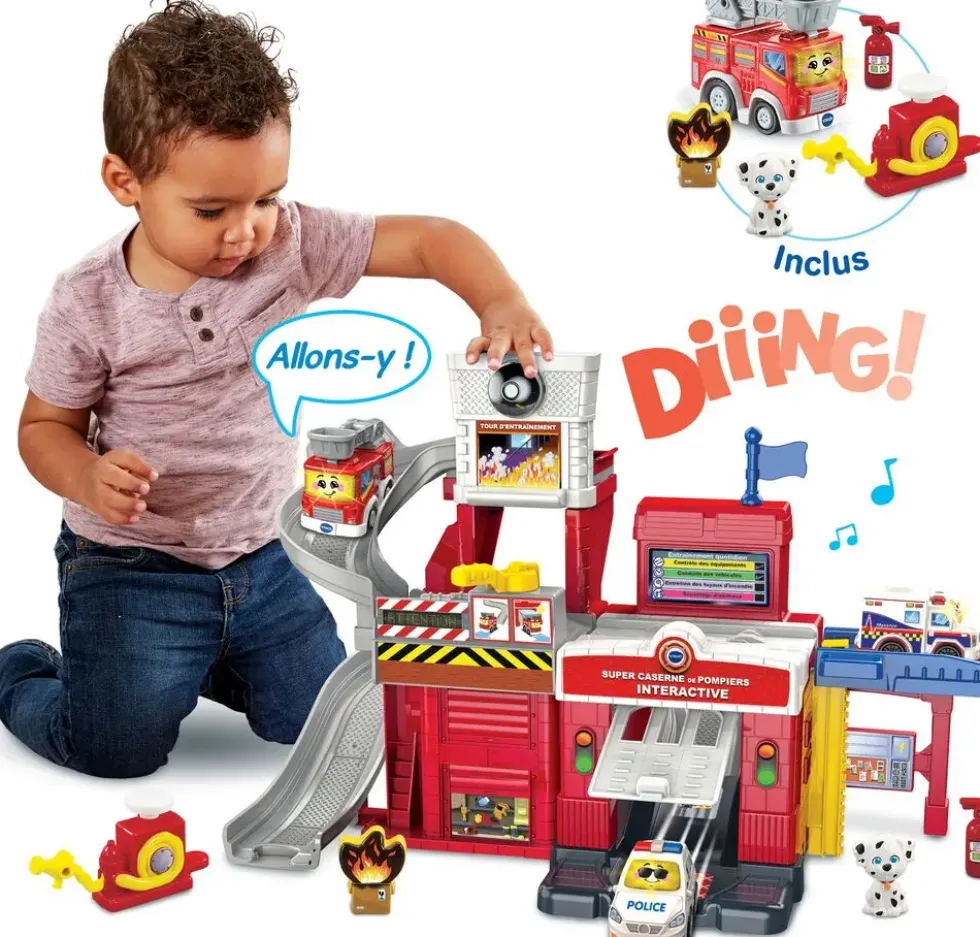 TUT TUT BOLIDES - SUPER CASERNE DE POMPIERS INTERACTIVE
