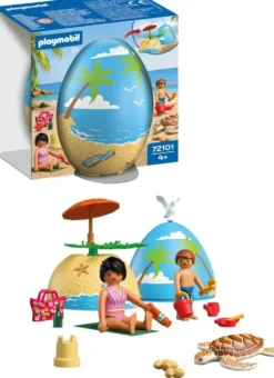 ŒUF 2EN1 : VACANCES A LA PLAGE 72101