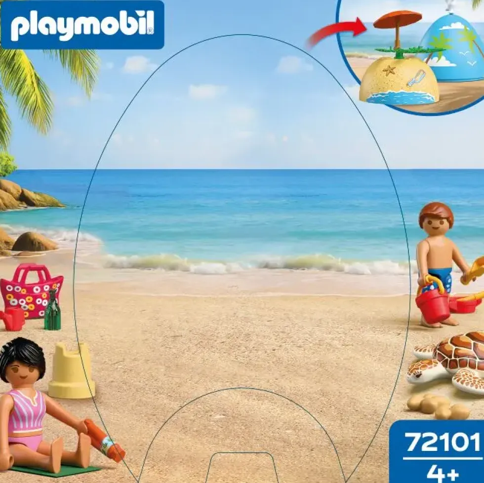 ŒUF 2EN1 : VACANCES A LA PLAGE 72101