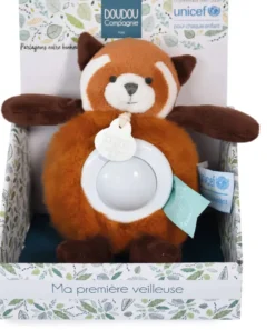 UNICEF - VEILLEUSE PANDA ROUX - 20 CM