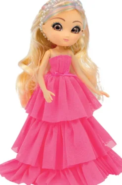 UNIQUE EYES - POUPEE 25 CM AVEC ROBE DE GALA